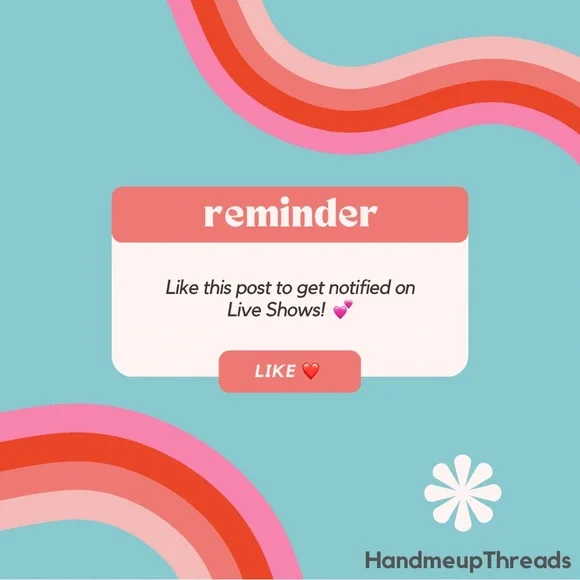 Live Show Notification 🌻🌷🤩🛍️ - Picture 3 of 6